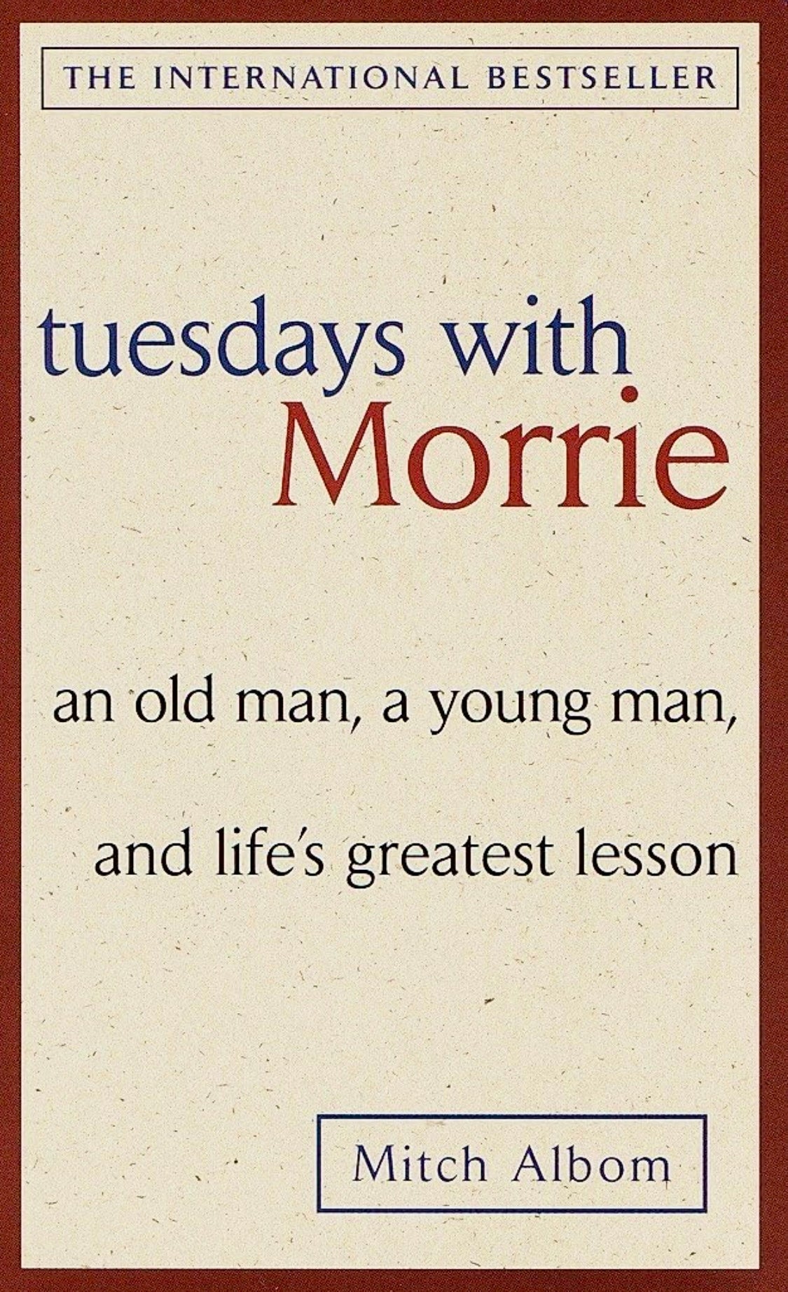 Tuesdays with Morrie - ReadMoreDXB