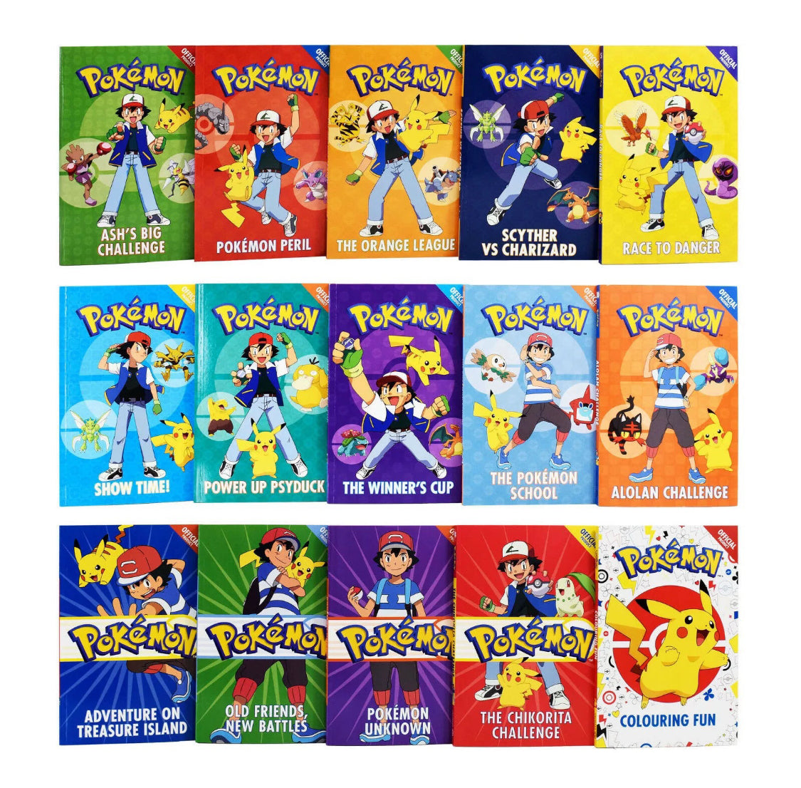 Pokemon Super Collection 15 Books Set