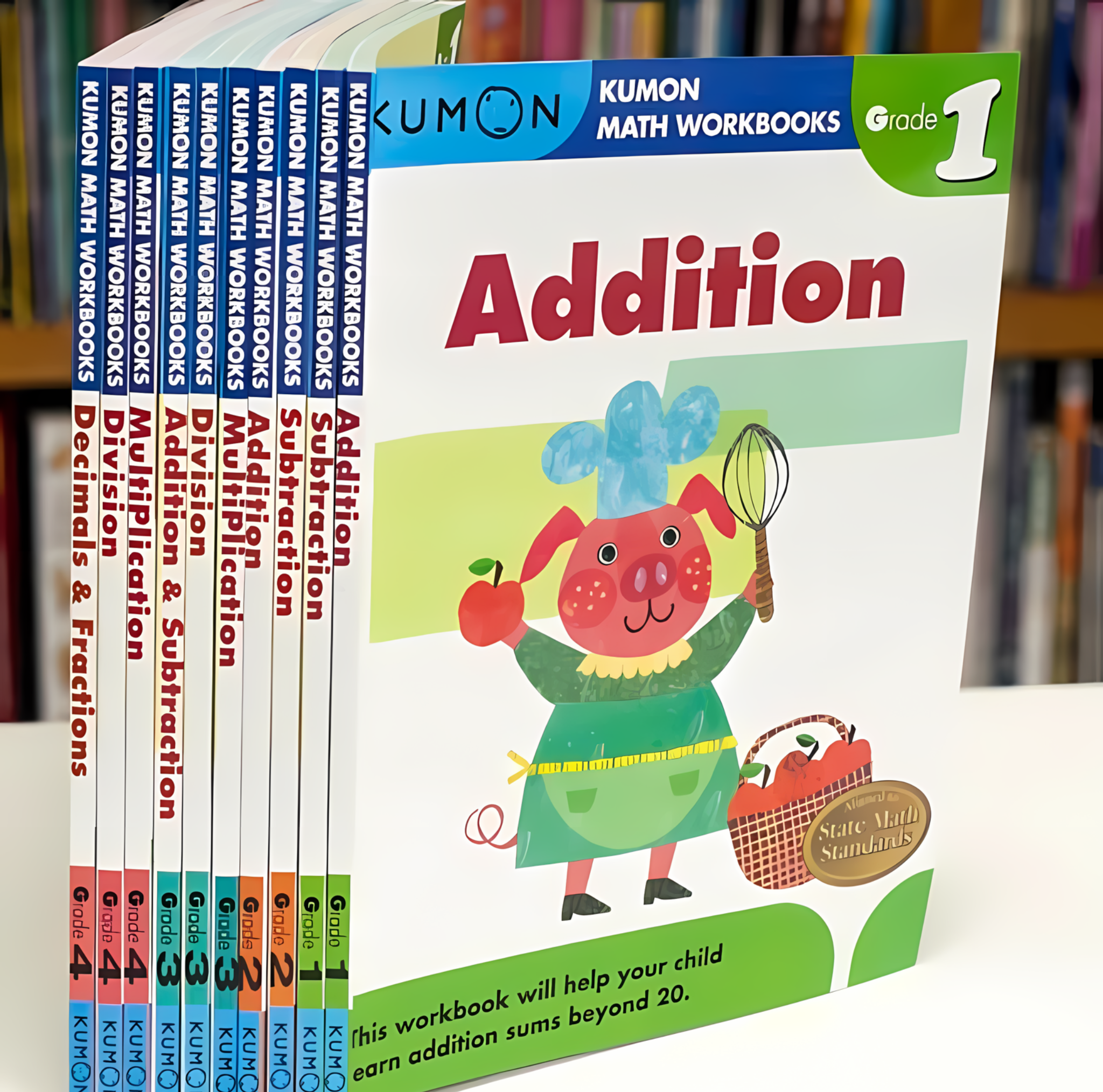 Kumon Calculation Math Workbooks 10 books