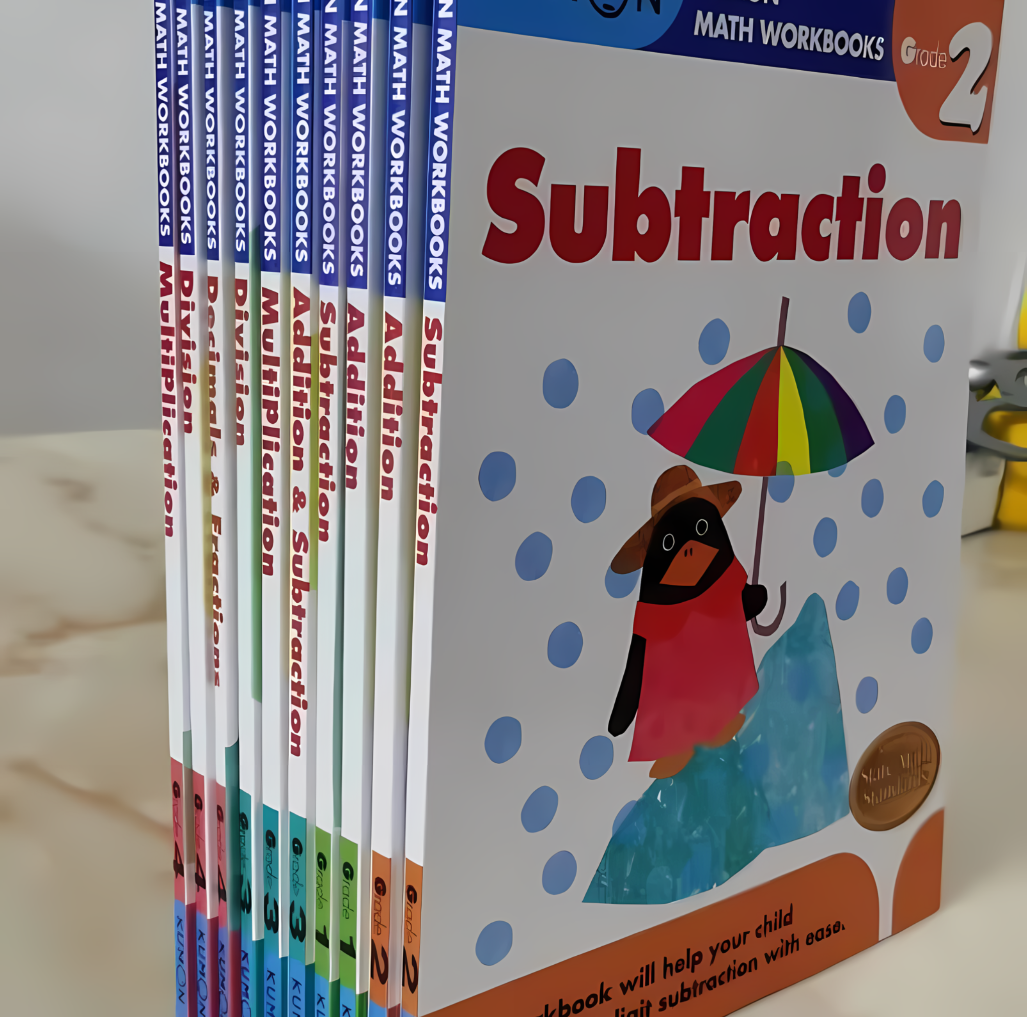 Kumon Calculation Math Workbooks 10 books