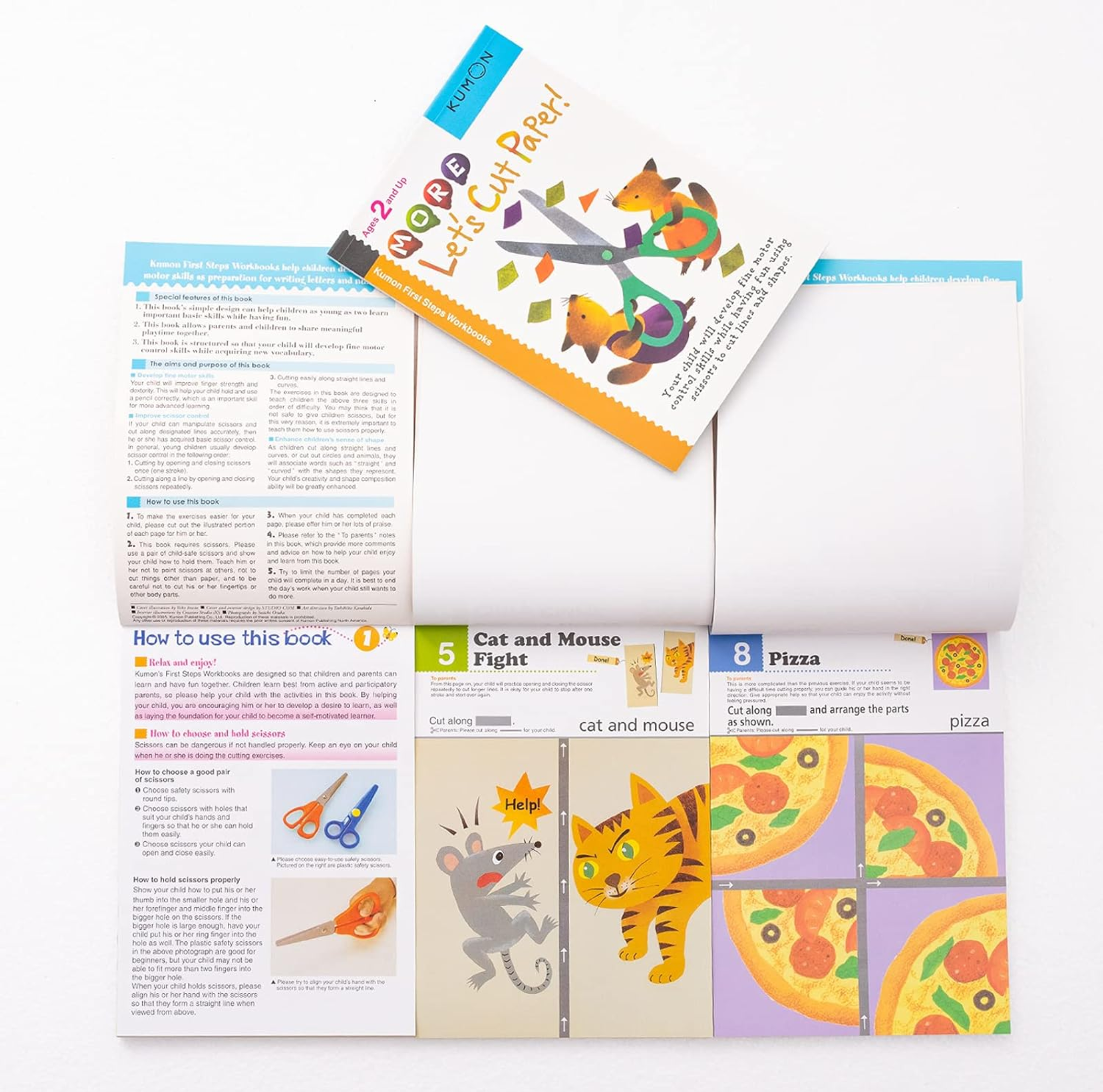 Kumon Cutting First Steps Workbooks 12 Books